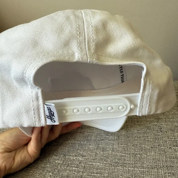 White Baseball Cap with Logo - Picture 8 of 10